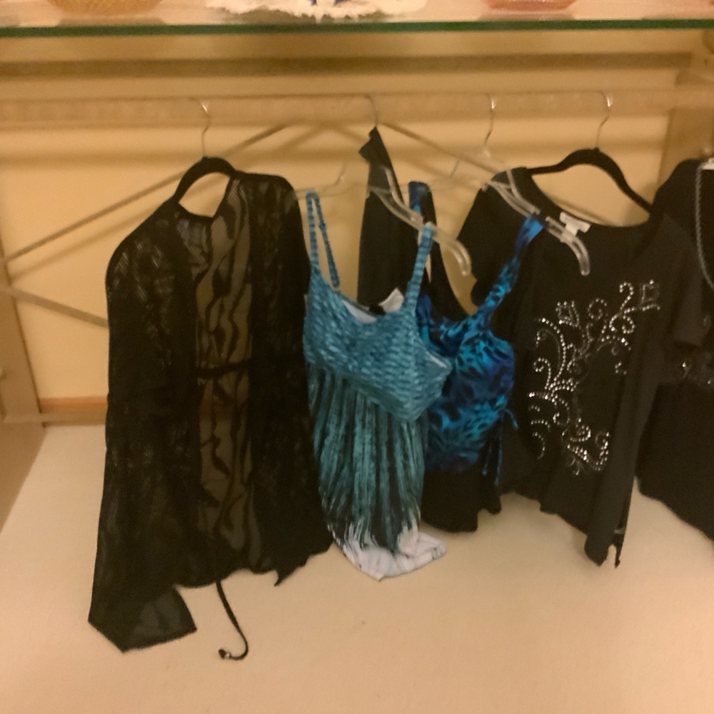 Elegant Black Lace Swim Coverup Al items